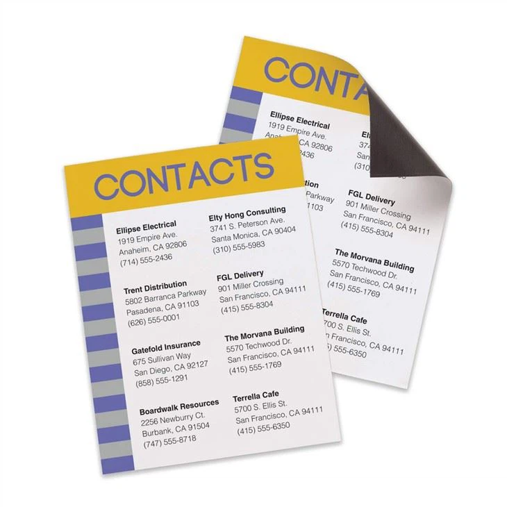 printable magnetic paper